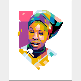 Nina Simone Popart Posters and Art